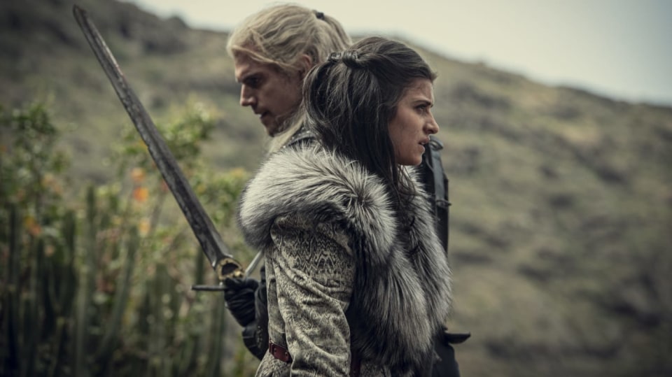 Geralt a Yennefer v 1. sérii Zaklínače